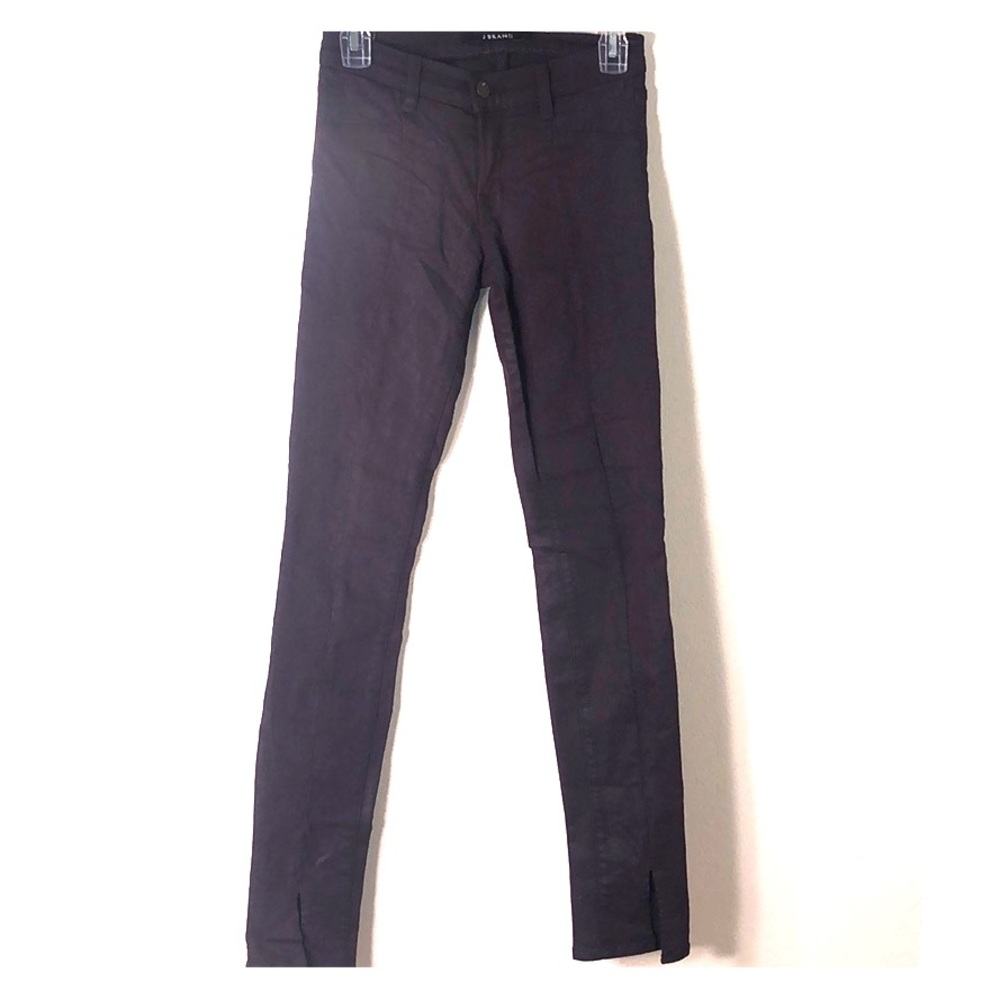 JBrand:  eggplant sparkle skinny jean